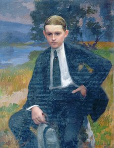 Retrato de Marcel Renoux de unos 13 o 14 años